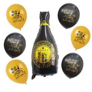 Kit ballons bouteille noir