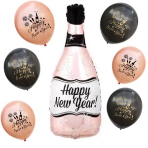 Kit ballons bouteille rose