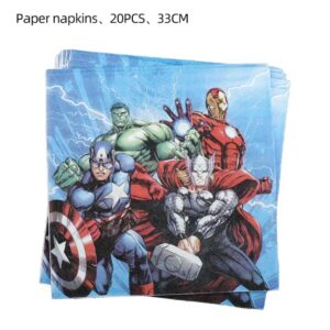 Serviettes en papier Avengers
