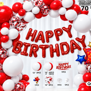 Arche ballons rouge M2