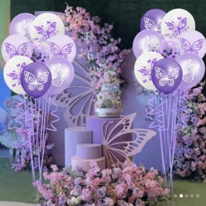 Ballons papillons 16 pcs