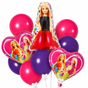 Ballons Barbie 9 pcs